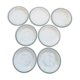 Set of small ceramic plates