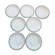 Set of small ceramic plates