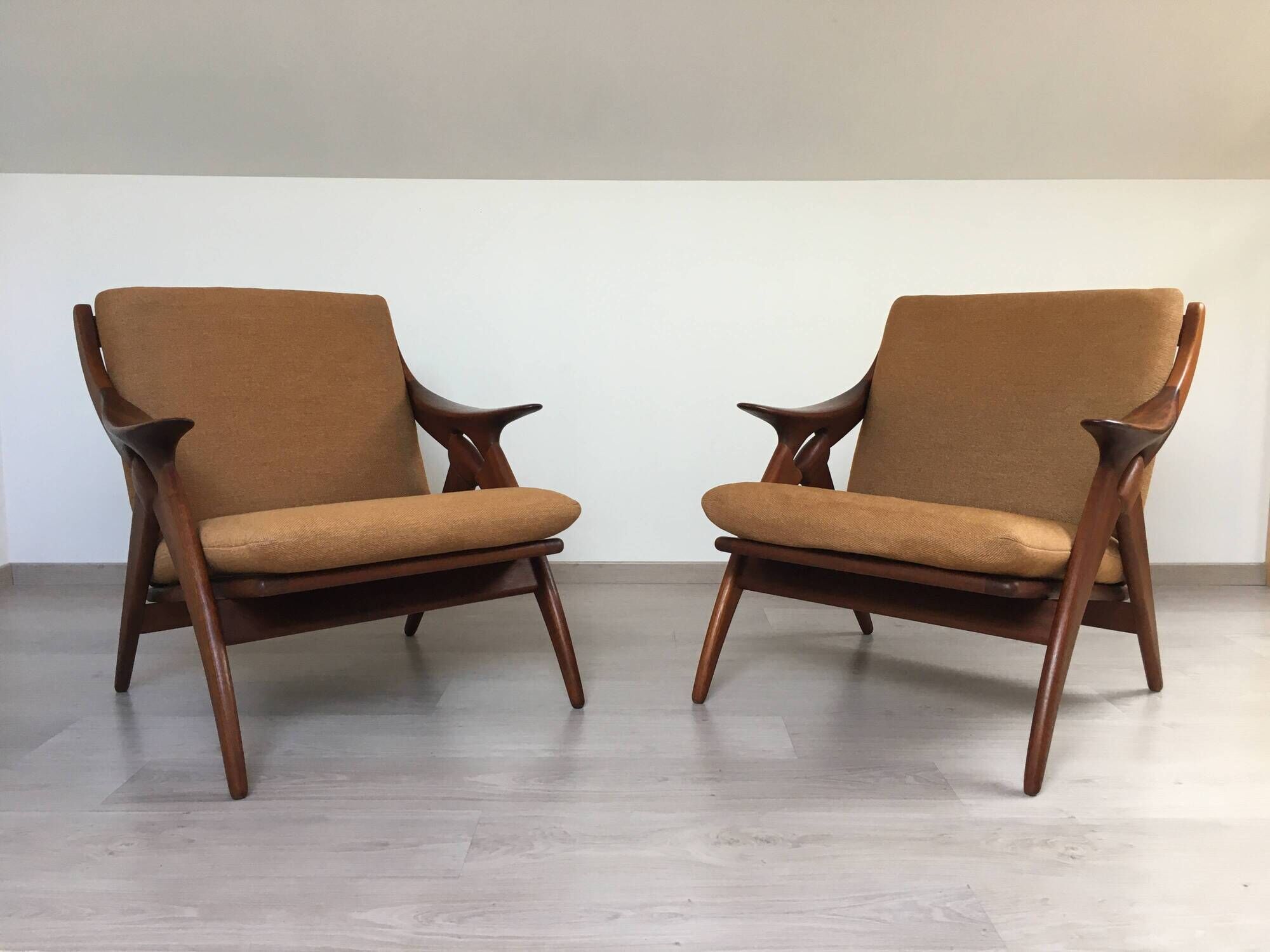 Set of 2 Gelderland armchairs by Ster Hollande 1960