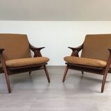 Lot de 2 fauteuils  Gelderland de Ster Hollande 1960