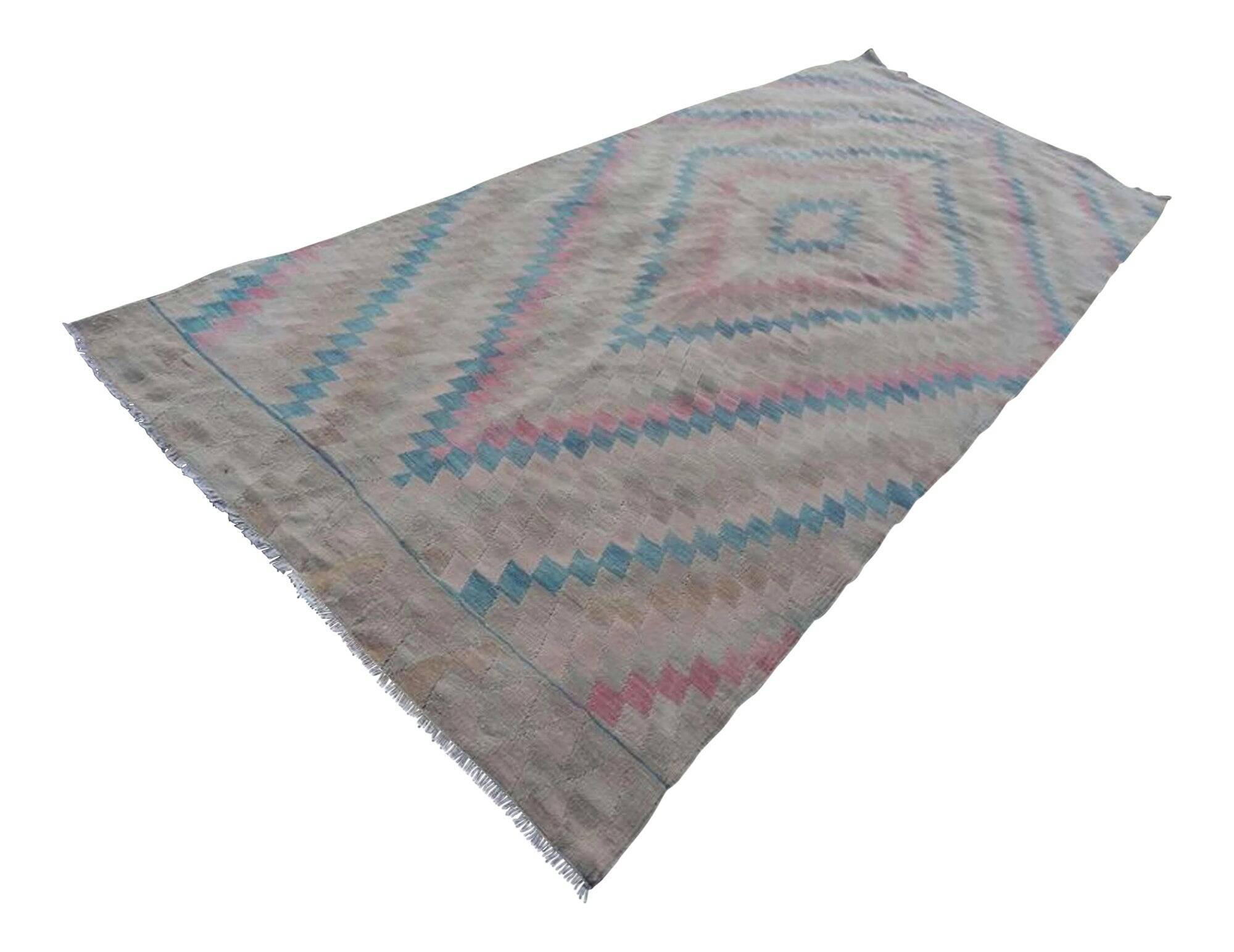 Tapis de couloir turc vintage 144x337 cm