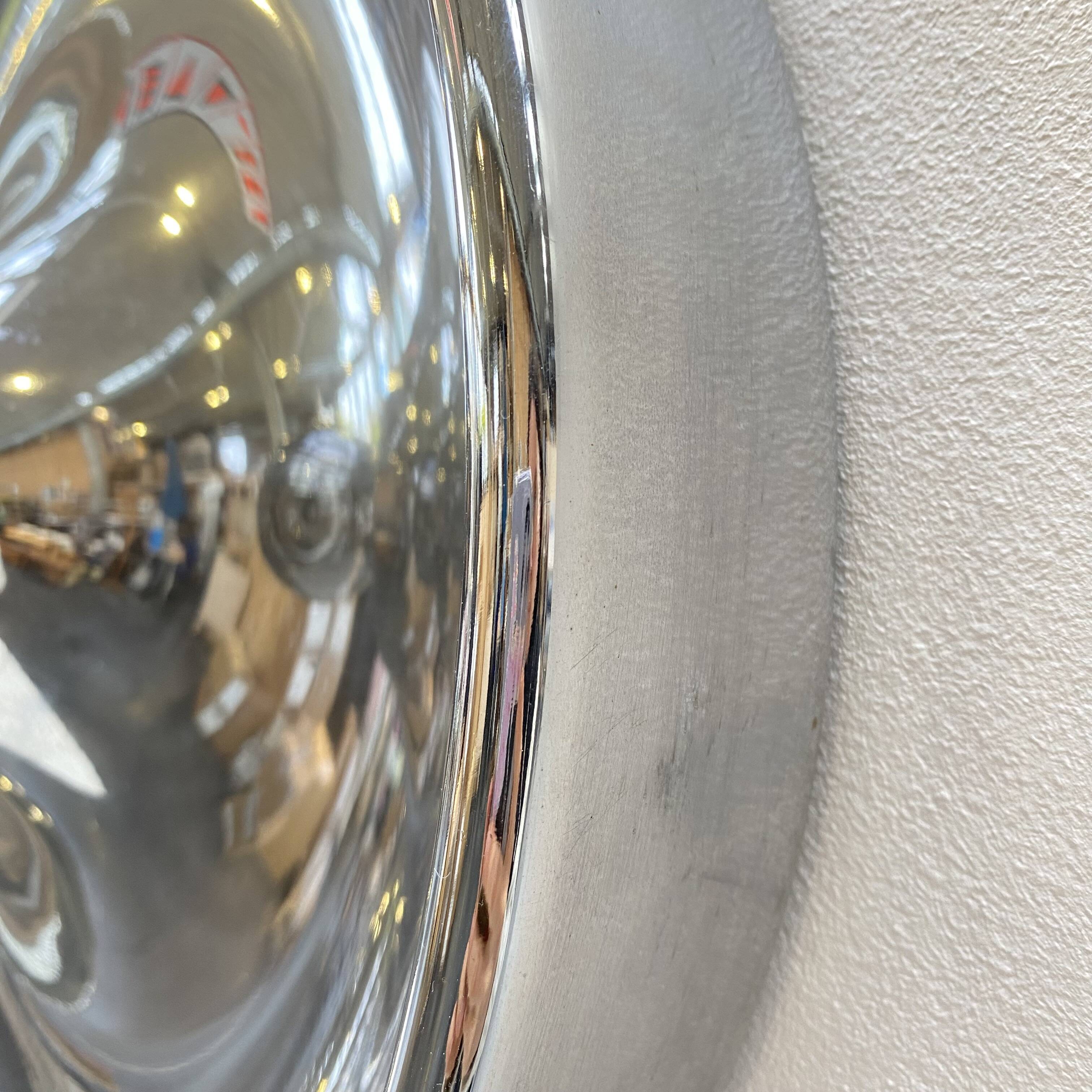 70s space age chrome wall light