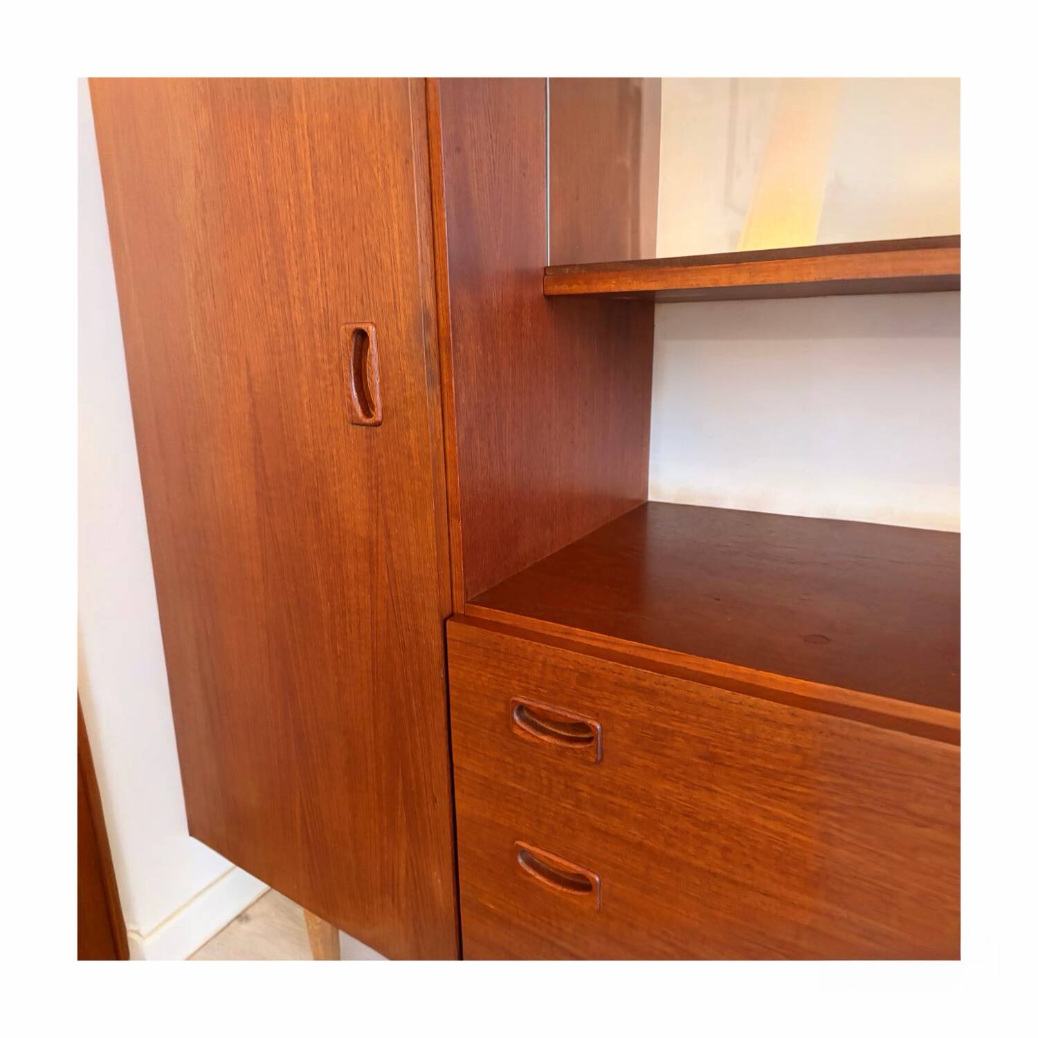 Teak bookshelf furniture