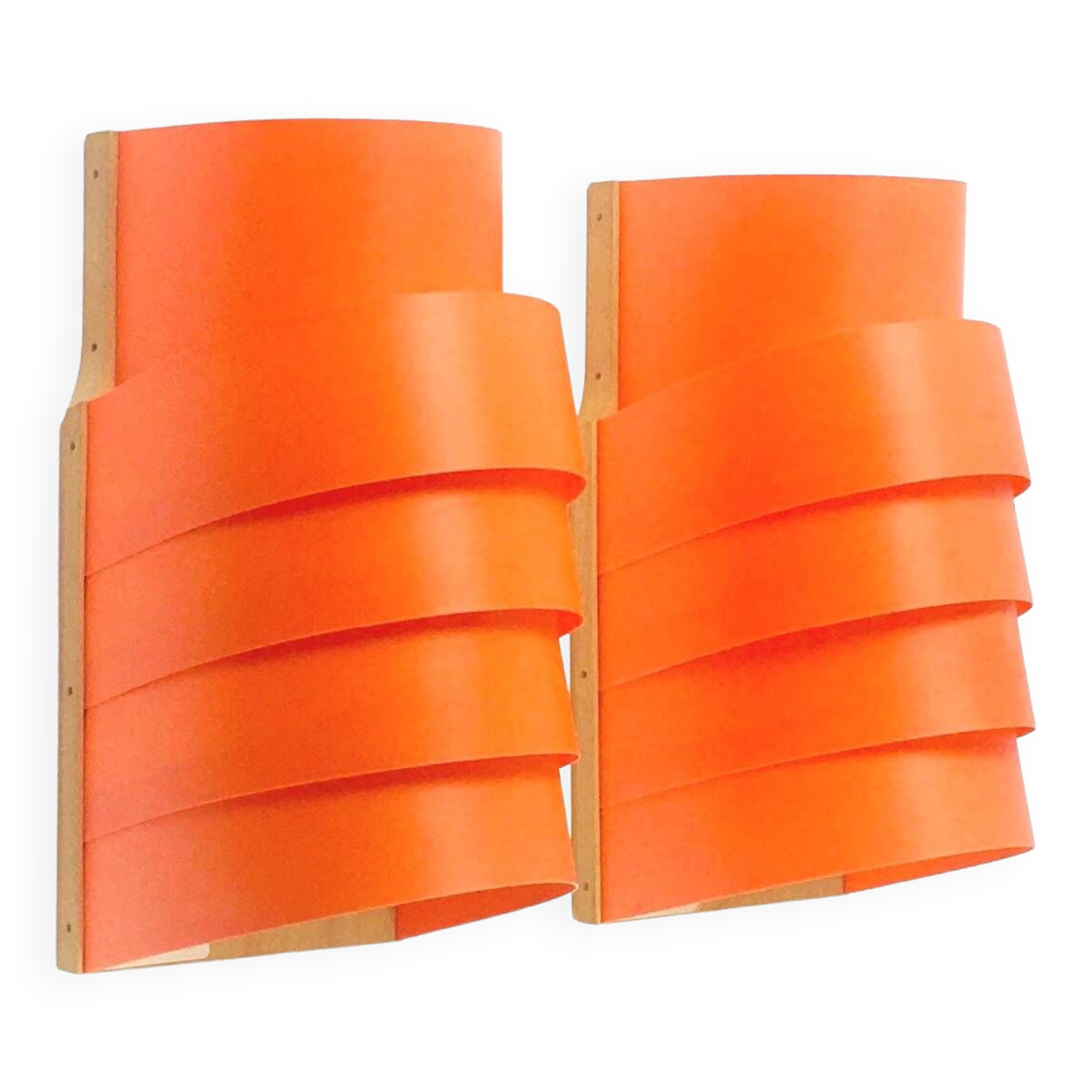 Pair of Scandinavian Model V 311 Wall Lights by Hans-Agne Jakobsson for Ellysett, Sweden, 1970s