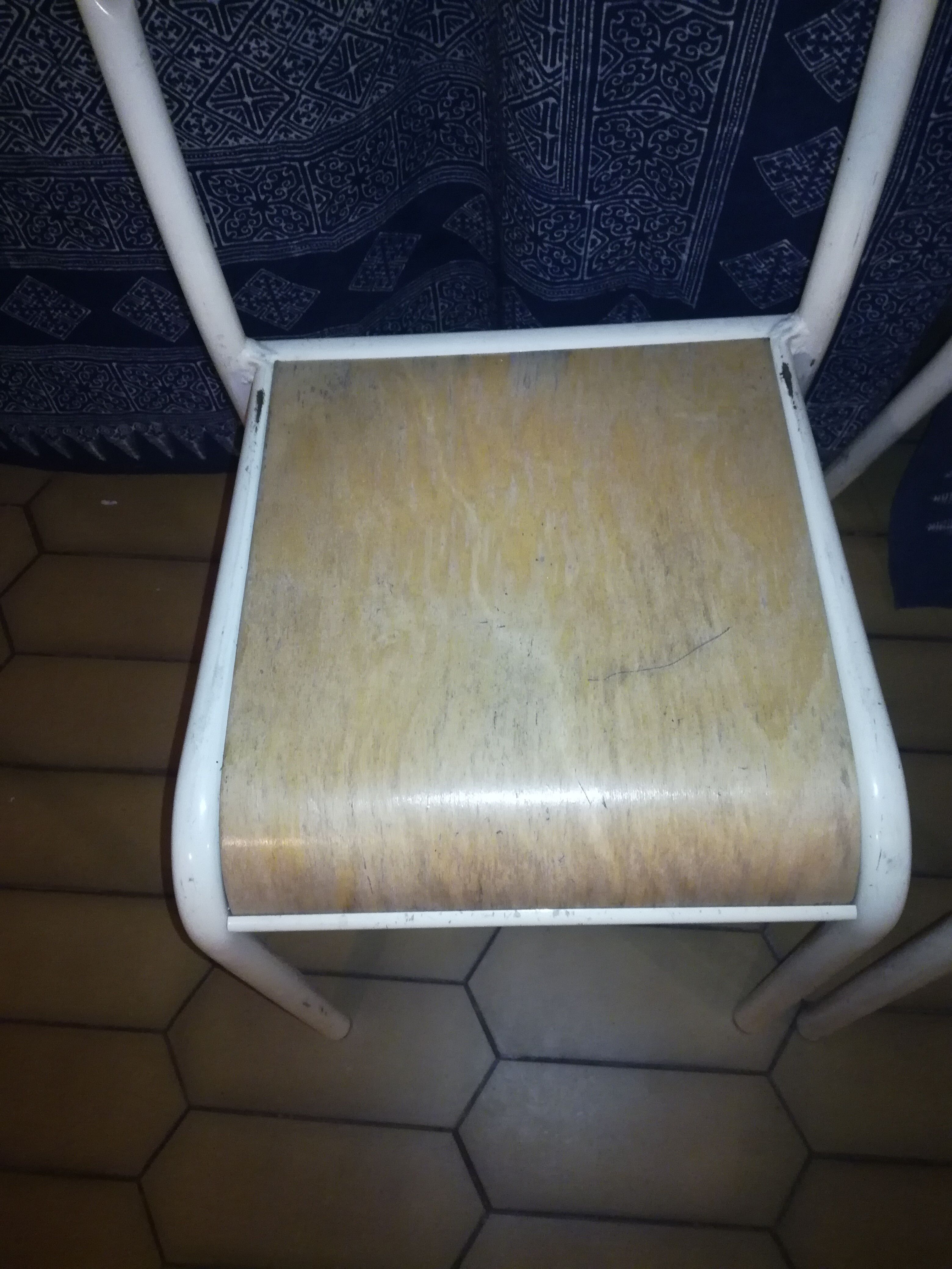 Pair of school chairs