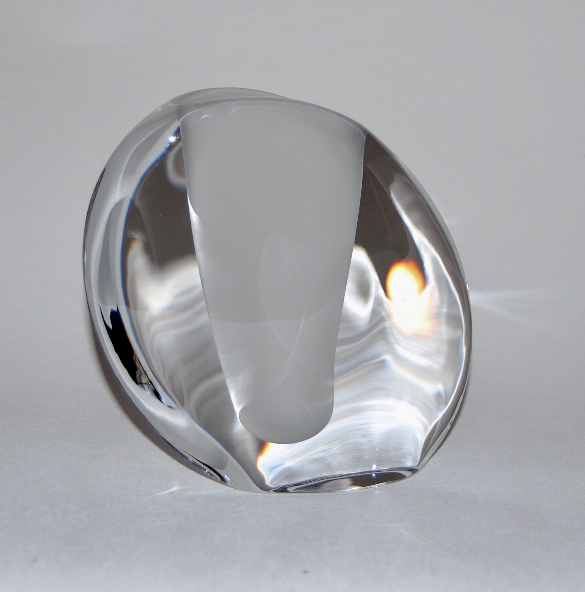 Vase or soliflore in Sèvres crystal