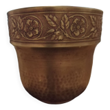 Cache pot en cuivre