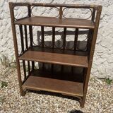Vintage rattan shelf