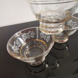 Retro art deco style digestive glasses/cocktails