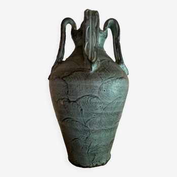 Art deco terracotta vase