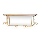 Golden wall coat hanger 1950s