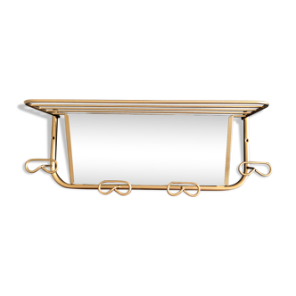 Golden wall coat hanger 1950s