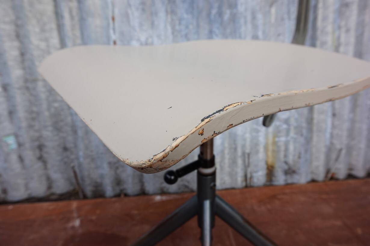 Swedish Industrial Architect Office Desk Chair by  Odelberg & Olsen, 1940s