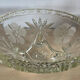 Art Deco tripod bowl in engraved glass
