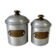 2 pots aluminium