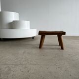 Stool in blond teak