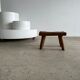 Stool in blond teak