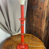 Bamboo-style wooden lamp