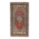 Vintage Turkish Oushak Handmade Wool Cotton Red Area Rug 110x227