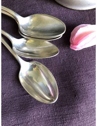 Vintage Eggplant Dyed Hemp Tablecloth