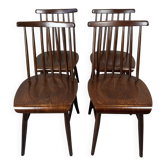 4 chaises à broche Ilmari Tapiovaara (Finlande)