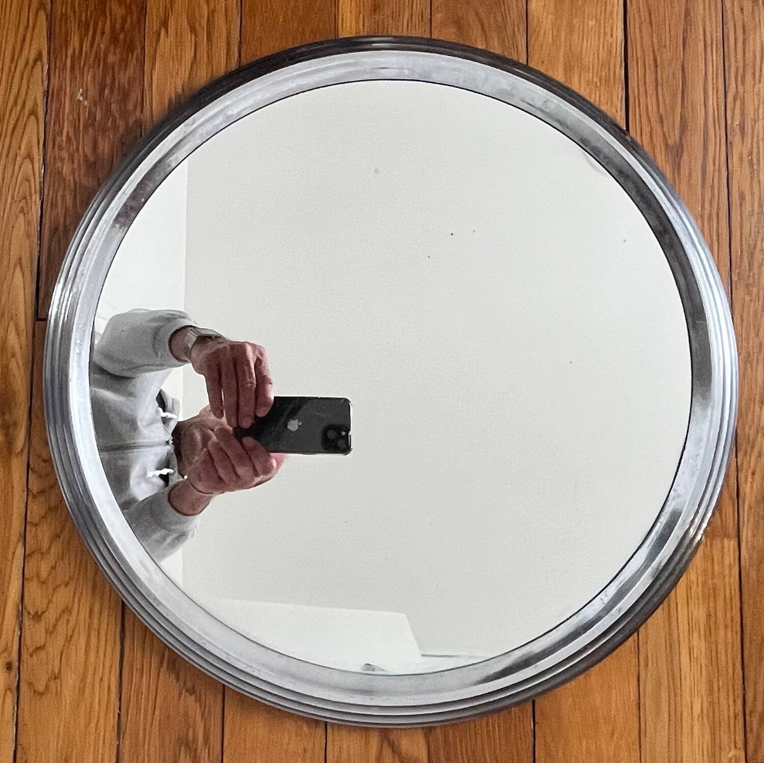 Large art deco mirror tray
