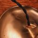 Lamp, Art Nouveau pocket, bronze noodle