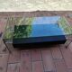 Table basse vintage DRIMMER Bois et verre