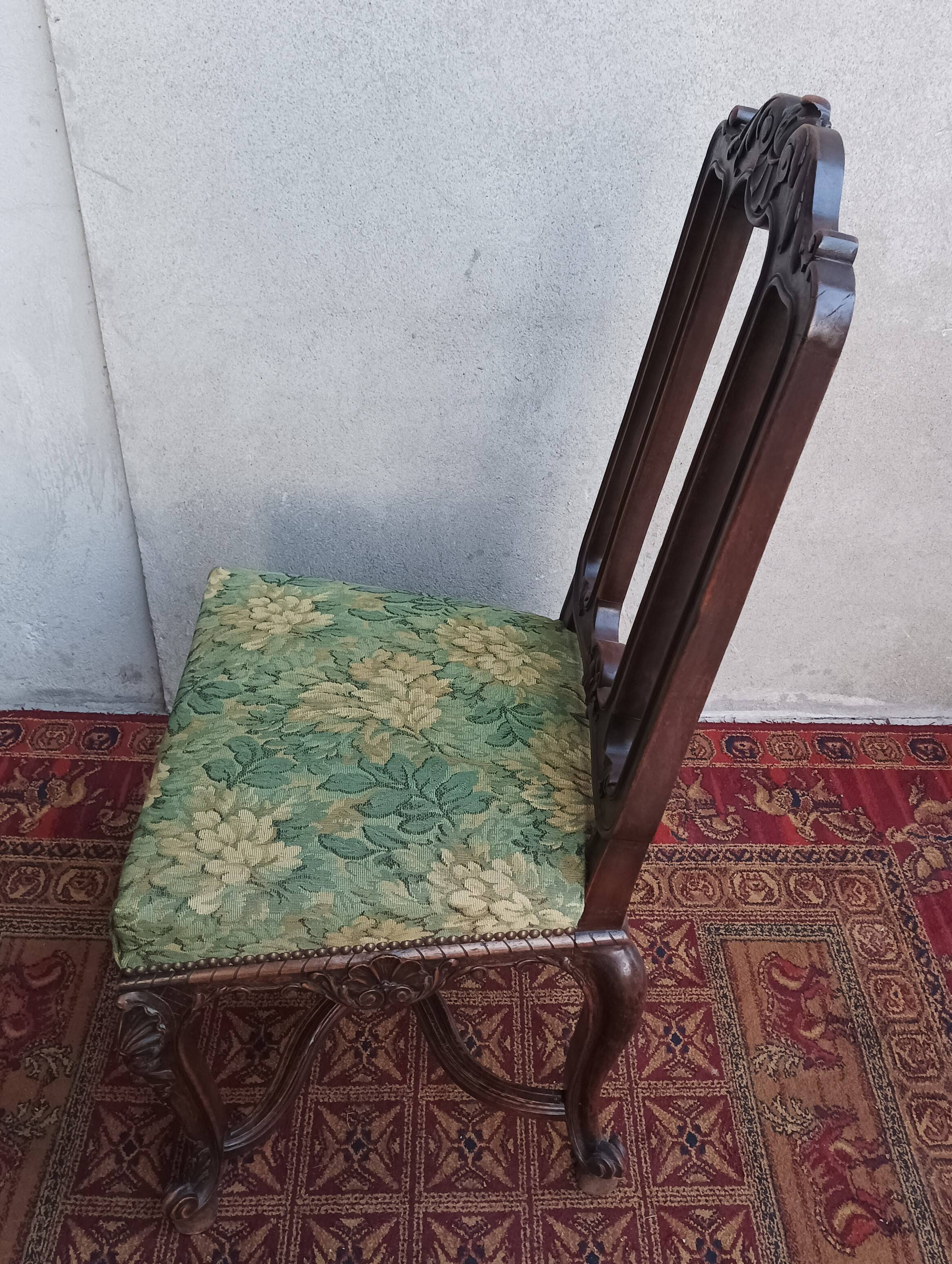 Louis XV chair in walnut 19th