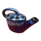 1950s vase / flower pick in the shape of a watering can flamed stoneware