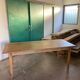 Solid oak farm table