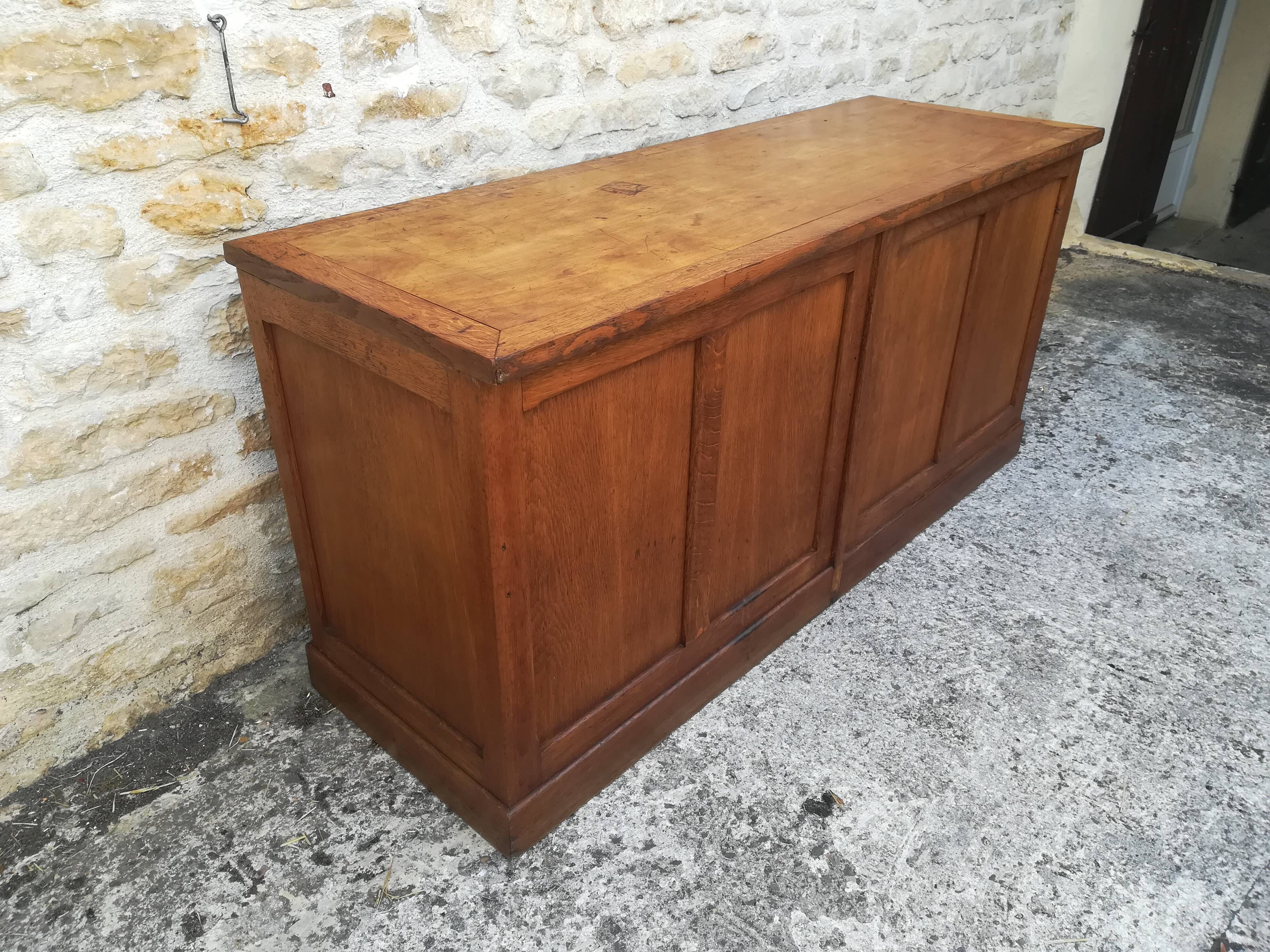 Comptoir en chêne