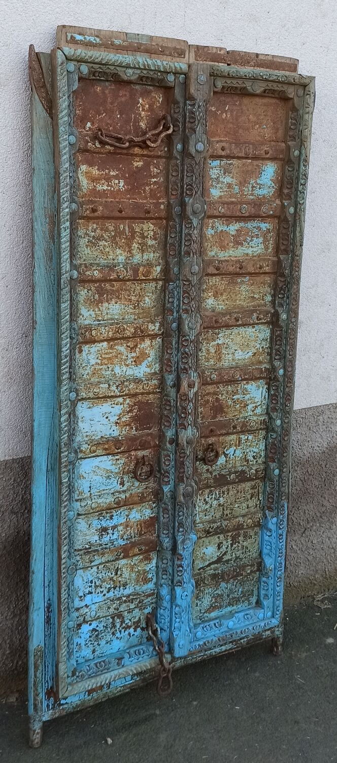 Old wooden door