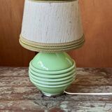 Opaline bedside lamp