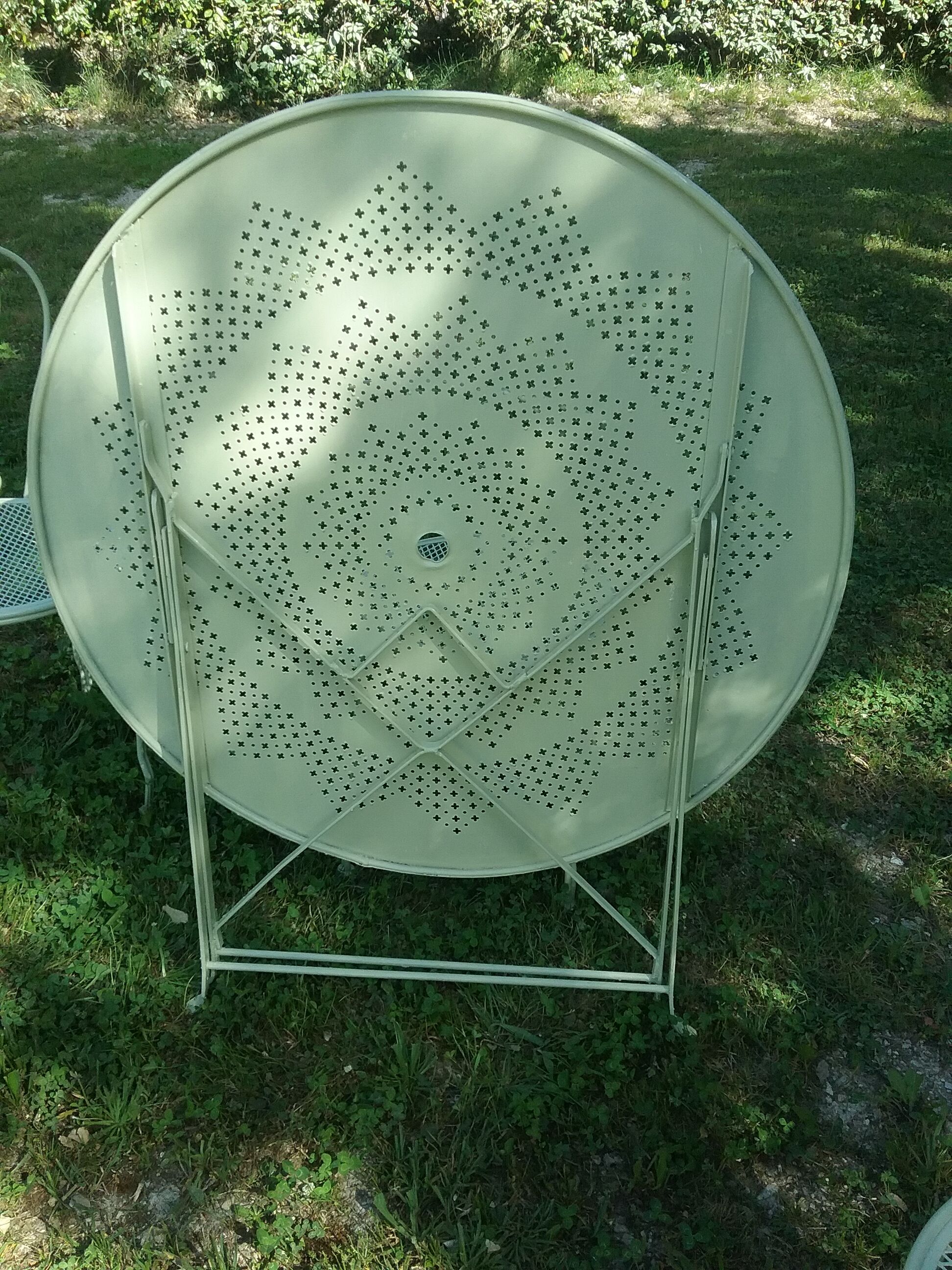 Wrought iron garden room