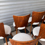 Set of 14 Baumann bistro chairs