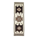 3x11 Kilim Cream & Brown Tribal Kilim Runner Rug, 99x322Cm