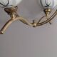 brass chandelier in the shape of a perch from the 50s/60s