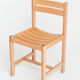Solid beech chair designed by André Sornay - France, 1960s