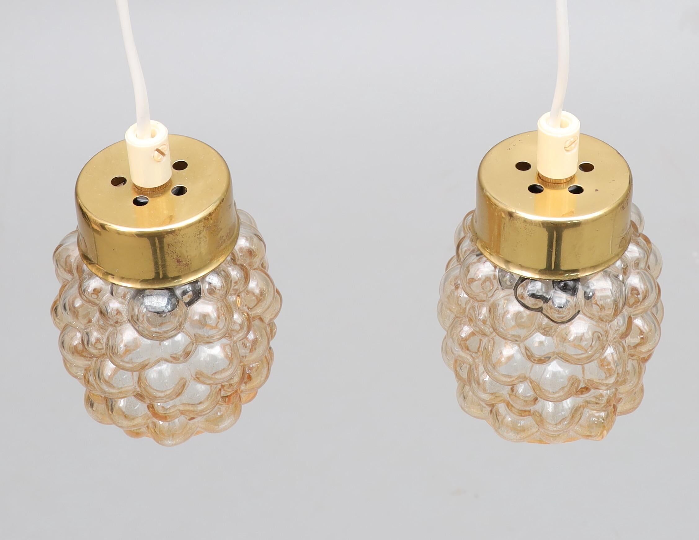 Helena Tynell bubble pendant lamp, Germany, 1960