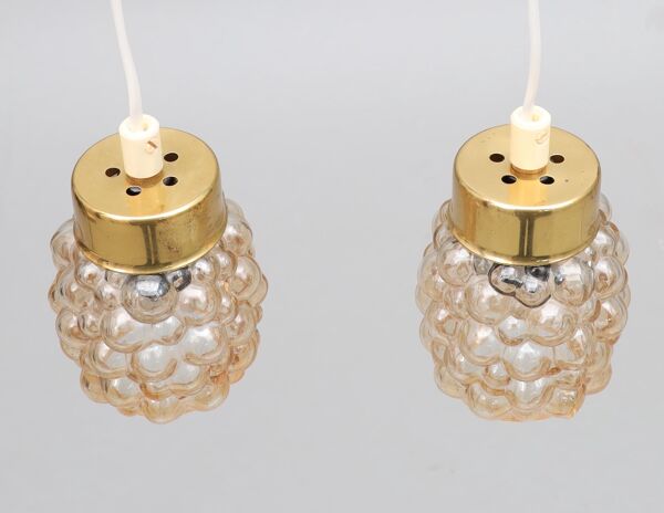 Lampe à suspension à bulles Helena Tynell, Allemagne, 1960