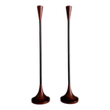 Pair of Scandinavian style candlesticks