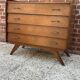 Commode vintage pieds compas