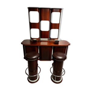 Bar avec étagère rétro