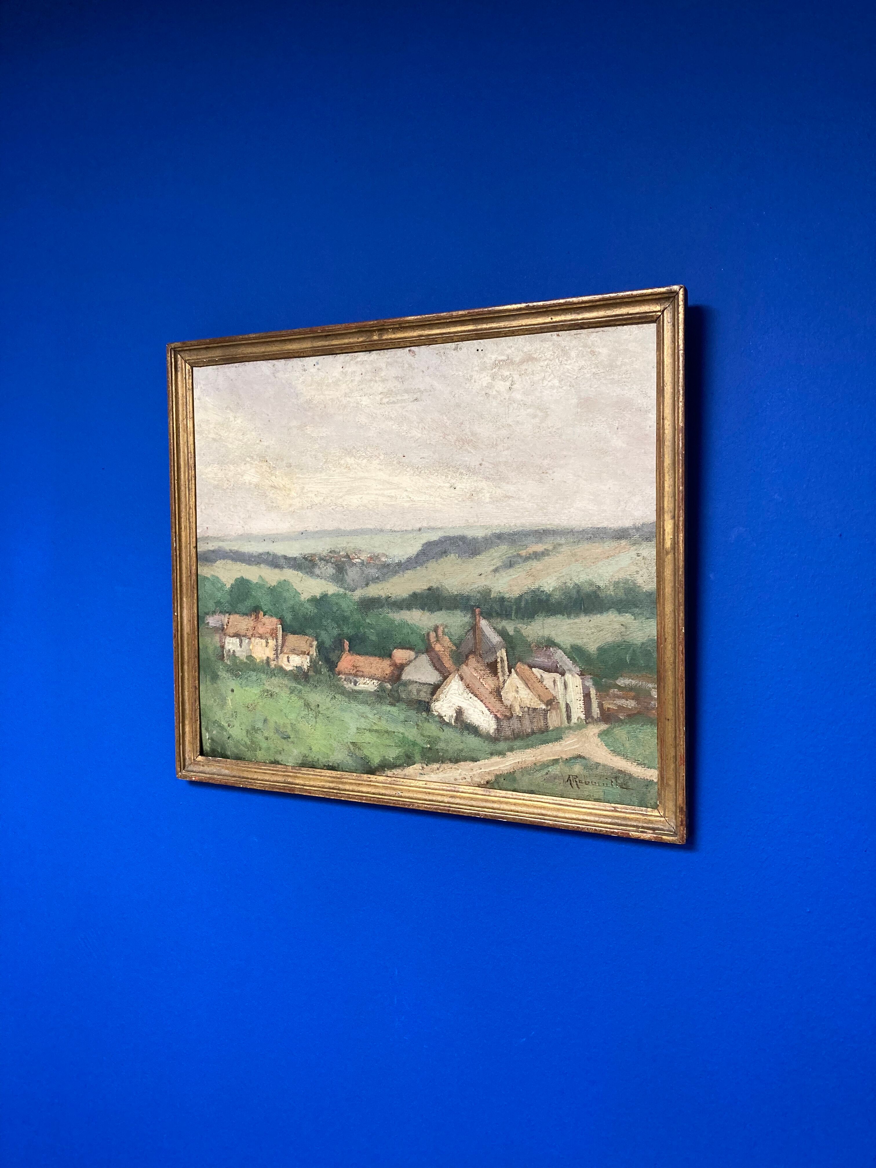 Signed landscape painting