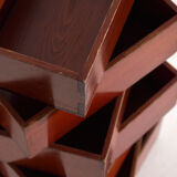 Stackable antique Japanese wooden boxes – set of 7 – Taishō–Shōwa period (c. 1920–1950)