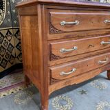 Commode Art Nouveau en merisier