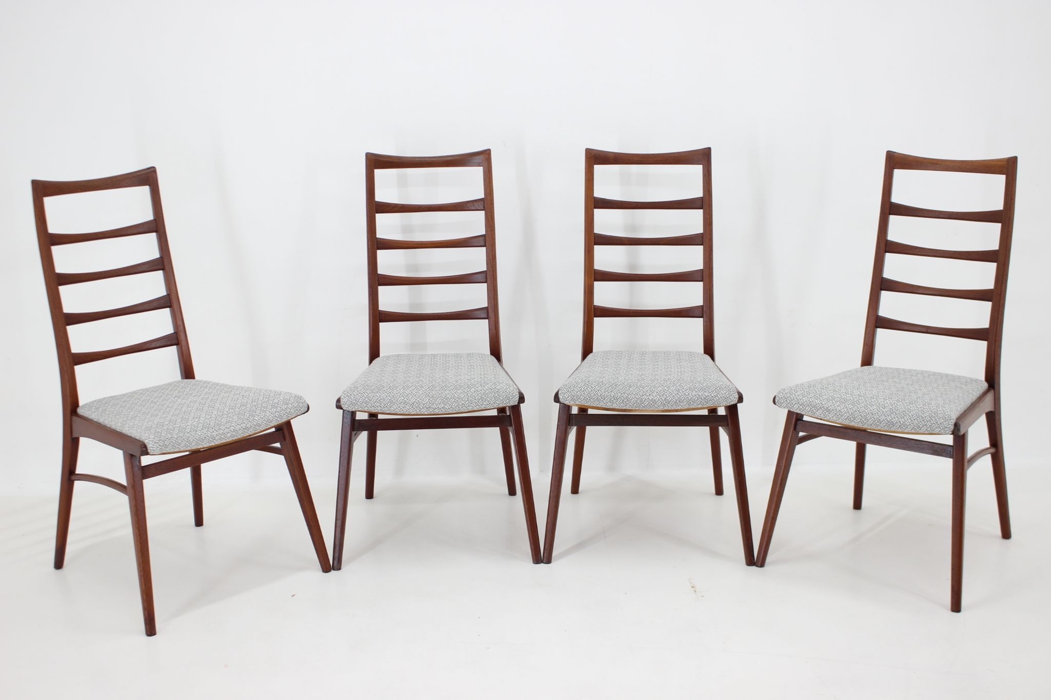 1960s Set of Four Dining Chairs in Teak, Germany