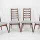 1960s Set of Four Dining Chairs in Teak, Germany