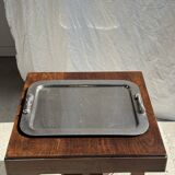 Silver tray with knot pattern handle L47.5